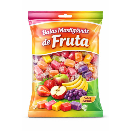 Bala Mastigável Frutas unidade