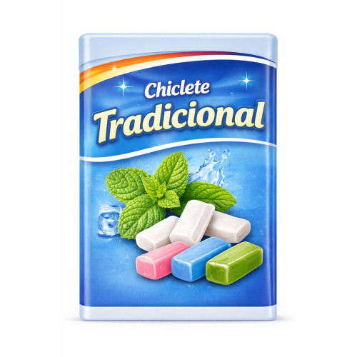 Chiclete Tradicional pack-12